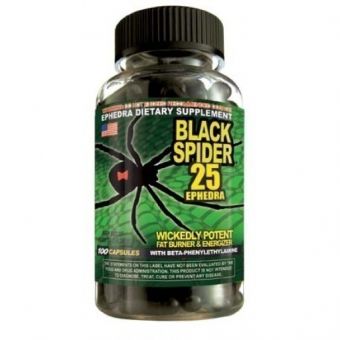 Жиросжигатель Black Spider 25 (100 капсул) - Тараз