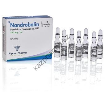 Nandrobolin (Дека, Нандролон деканоат) Alpha Pharma 10 ампул по 1мл (1амп 250 мг) - Тараз