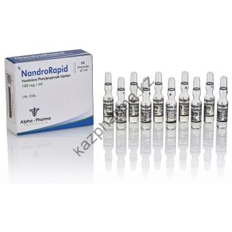 Нандролон фенилпропионат Alpha Pharma NandroRapid (Дураболин) 10 ампул по 1мл (1амп 100 мг) - Тараз