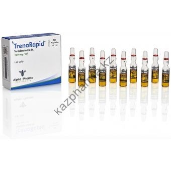 Тренболон ацетат Alpha Pharma (TrenaRapid) 10 ампул по 1мл (1амп 100 мг) - Тараз