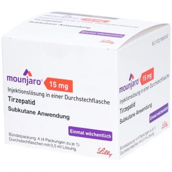 Mounjaro (Tirzepatide) раствор для п/к введ. 4 флакона 0,5 мл по 15 мг Тараз