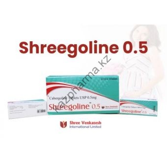 Каберголин Shree Venkatesh 10 таблеток по 0,5мг Индия Тараз