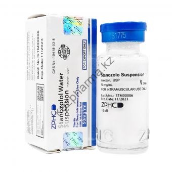 Станозолол жидкий ZPHC (Stanozolol Suspension)  балон 10 мл (50 мг/1 мл) - Тараз